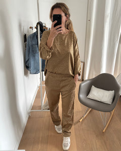 Top Mac Doré Léo ton sur ton