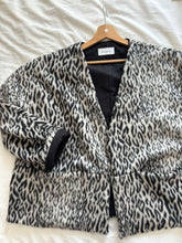 Veste Marnie en laine léopard