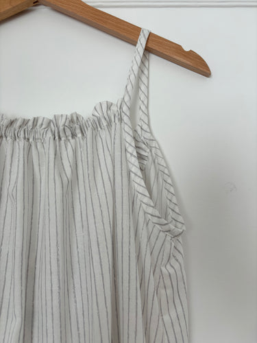 Robe Lulu en voile de coton stripes