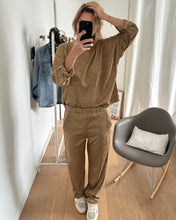Sally Pantalon Doré Léo ton sur ton