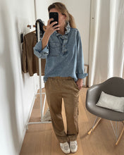 Sally Pantalon Doré Léo ton sur ton