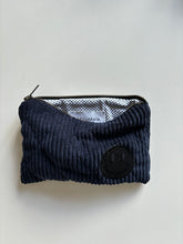 Mini Pochette Velours Navy