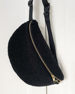 Sac Banane Sherpa Noir