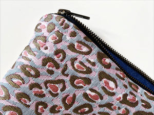 Mini Pochette Léopard Rose