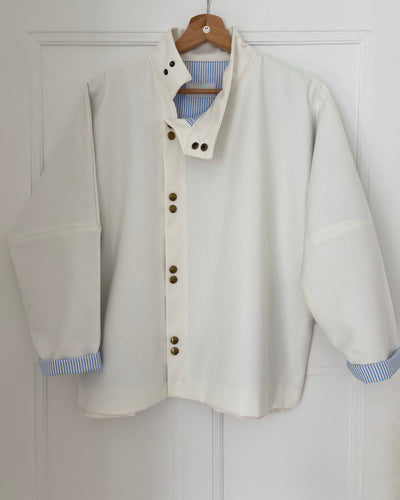 Veste Anna Milk doublée en coton à rayures