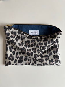 Pochette Léopard/Denim