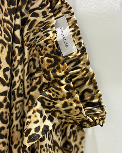 Marcy jupe portefeuille léopard