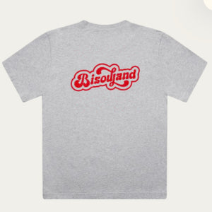 T-shirt Bisouland gris Adulte taille M