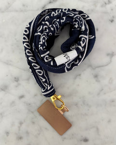 Cordon de téléphone Bandana  🖤