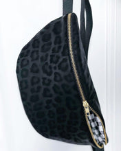 Sac Banane Léopard Noir