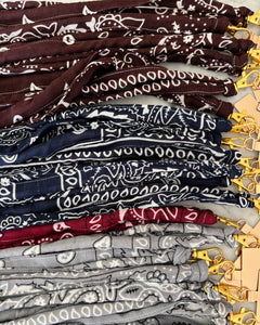 Cordon de téléphone Bandana  🖤