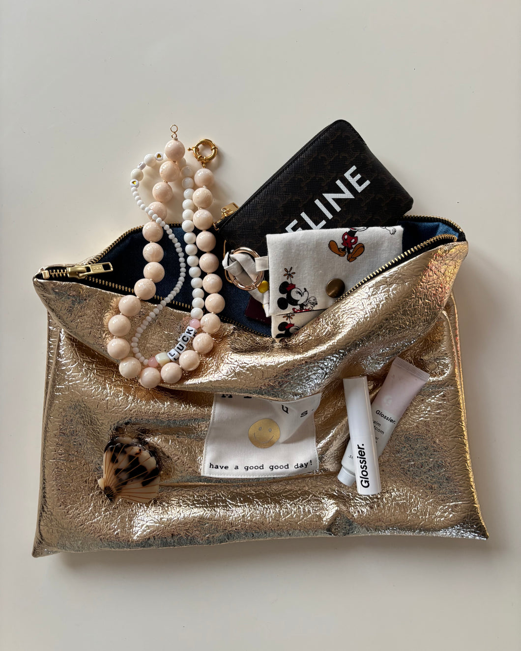 Pochette Minus Bubble Gold