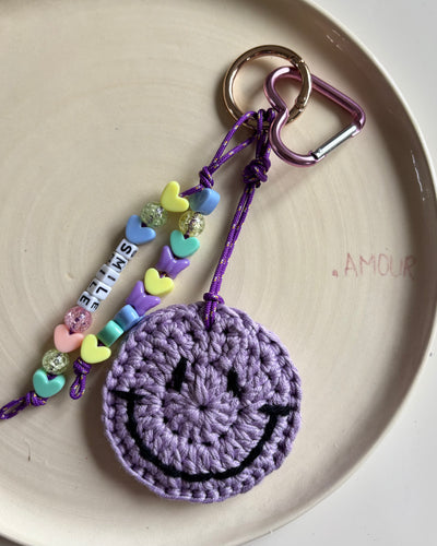 GRIGRI de sac Smiley Violet