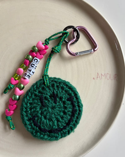 GRIGRI de sac Smiley Vert