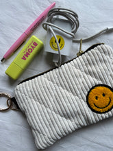 Mini Pochette Velours Smiley