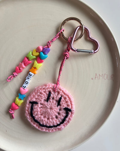 GRIGRI de sac Smiley Rose