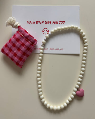 Collier cœur rose 🩷 MinusMarie