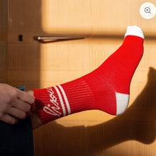 Chaussettes rouges Bisou