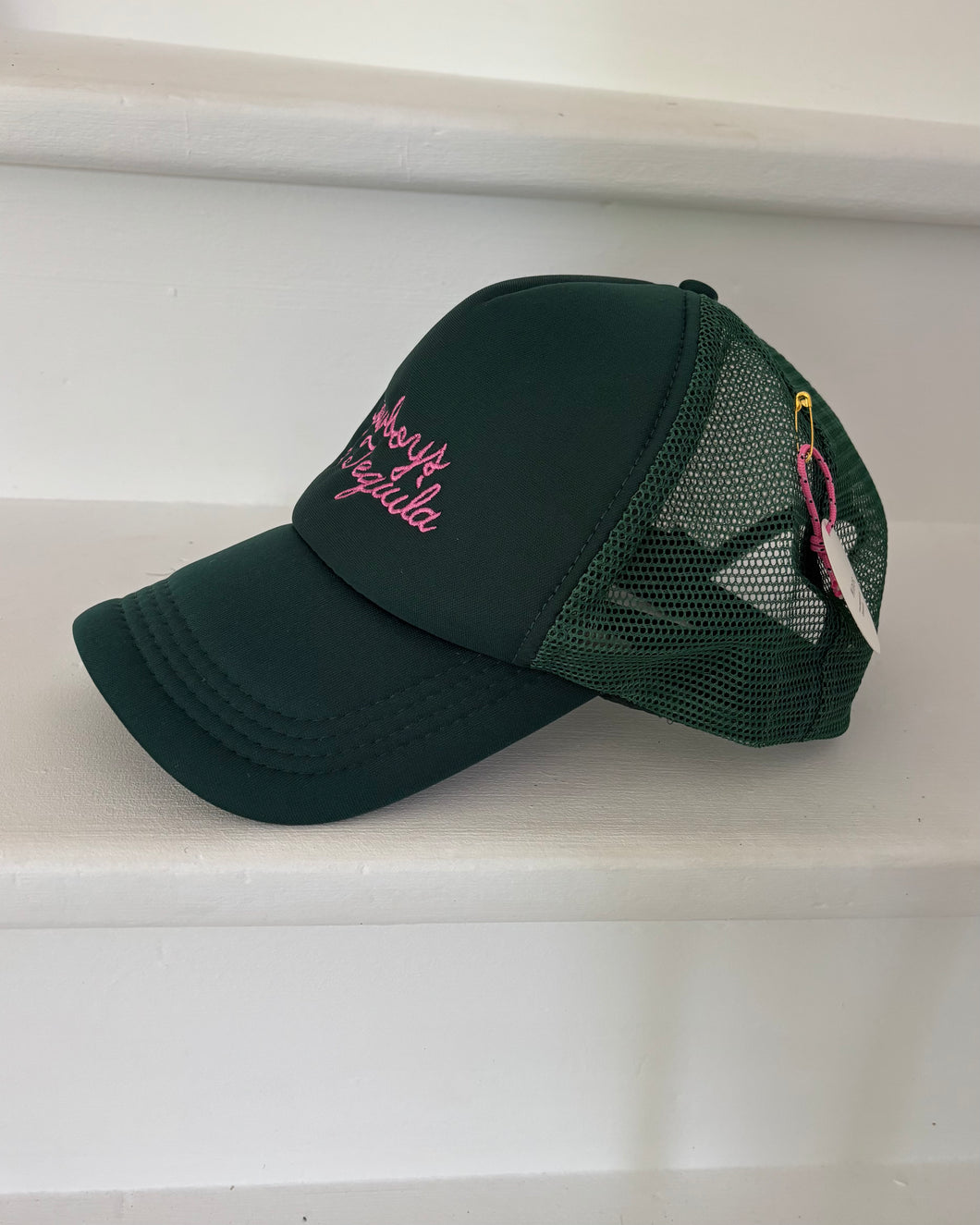 CASQUETTE verte Cowboys & Tequila