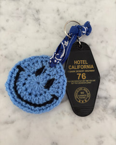 GRIGRI de sac Smiley bleu