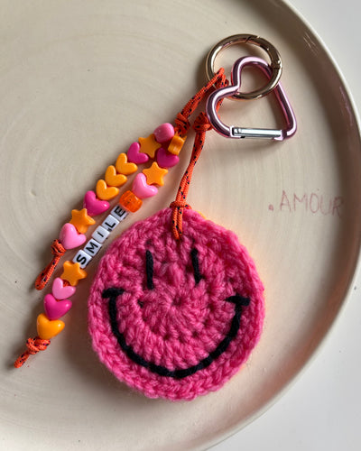 GRIGRI de sac Smiley Rose/Orange