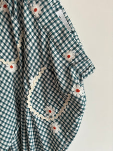 Sally Vichy Vert Broderie