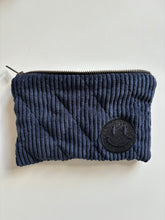 Mini Pochette Velours Navy