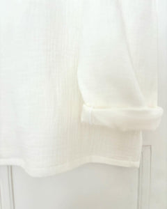 Blouse Bobo en double gaze milk, black et navy