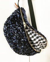 Sac Banane Sequins Navy