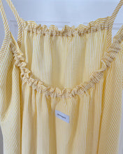 Robe Lulu Seersucker Jaune