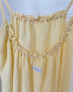 Robe Lulu Seersucker Jaune