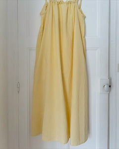 Robe Lulu Seersucker Jaune