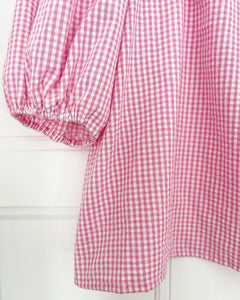 Blouse Capu Vichy Rose
