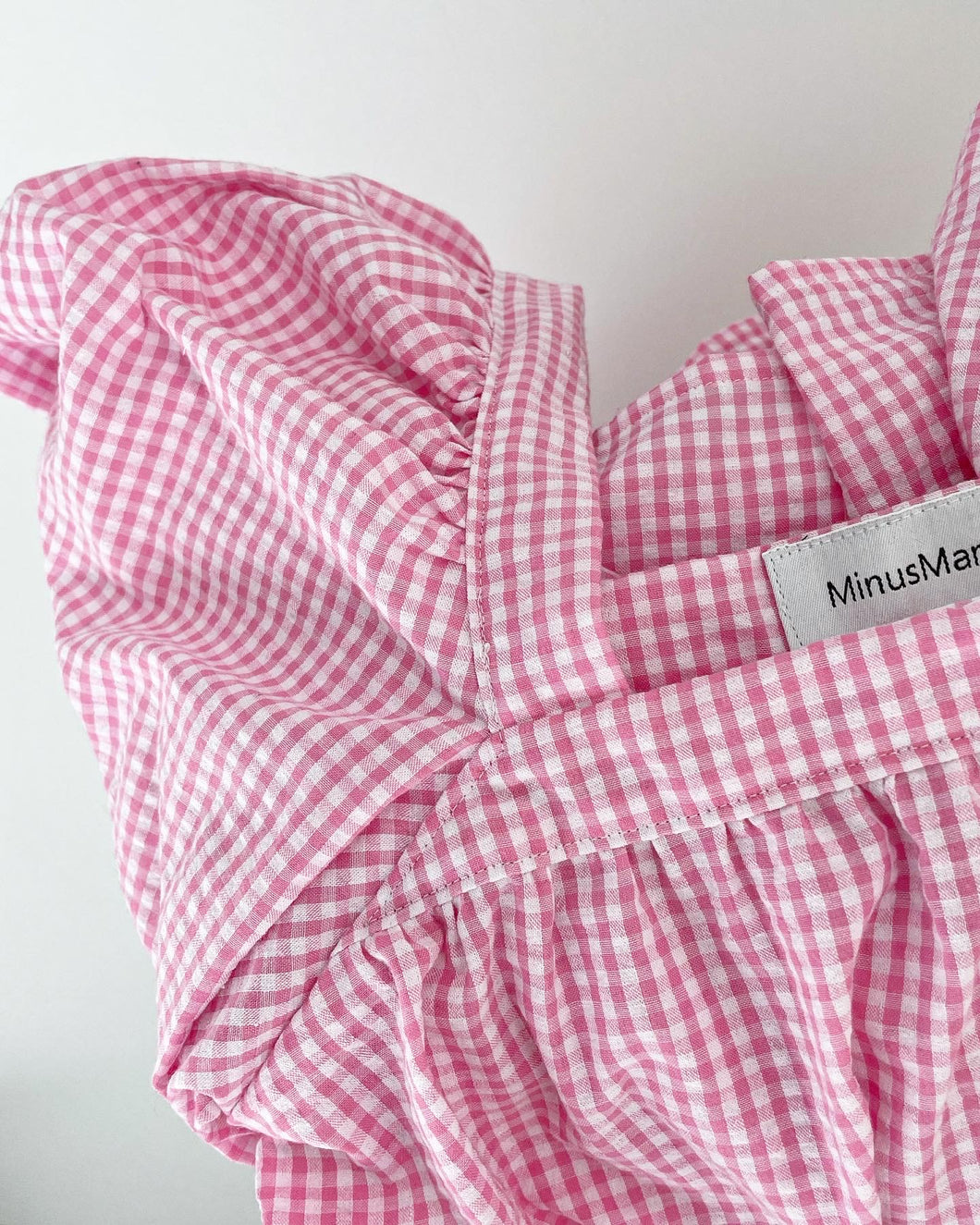 Blouse Capu Vichy Rose
