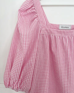 Blouse Capu Vichy Rose