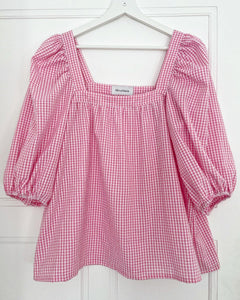 Blouse Capu Vichy Rose