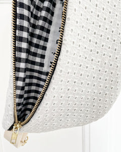 Sac Banane Broderie Milk