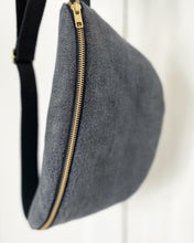 Sac Banane Denim Vintage Noir