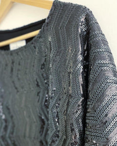 La robe Sequin Black