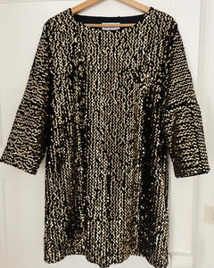 La robe Sequin Gold