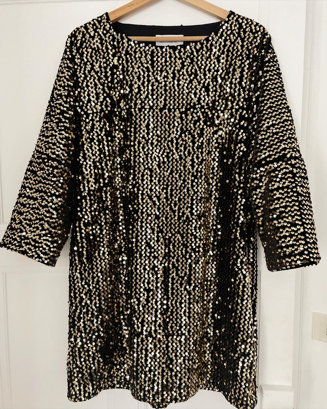 La robe Sequin Gold