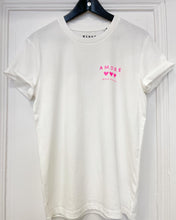 Tee-shirt AMORE blanc