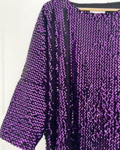 La robe Sequin Purple