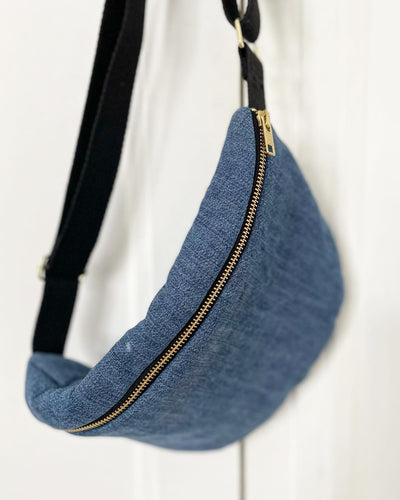 Sac Banane Denim Vintage Stone